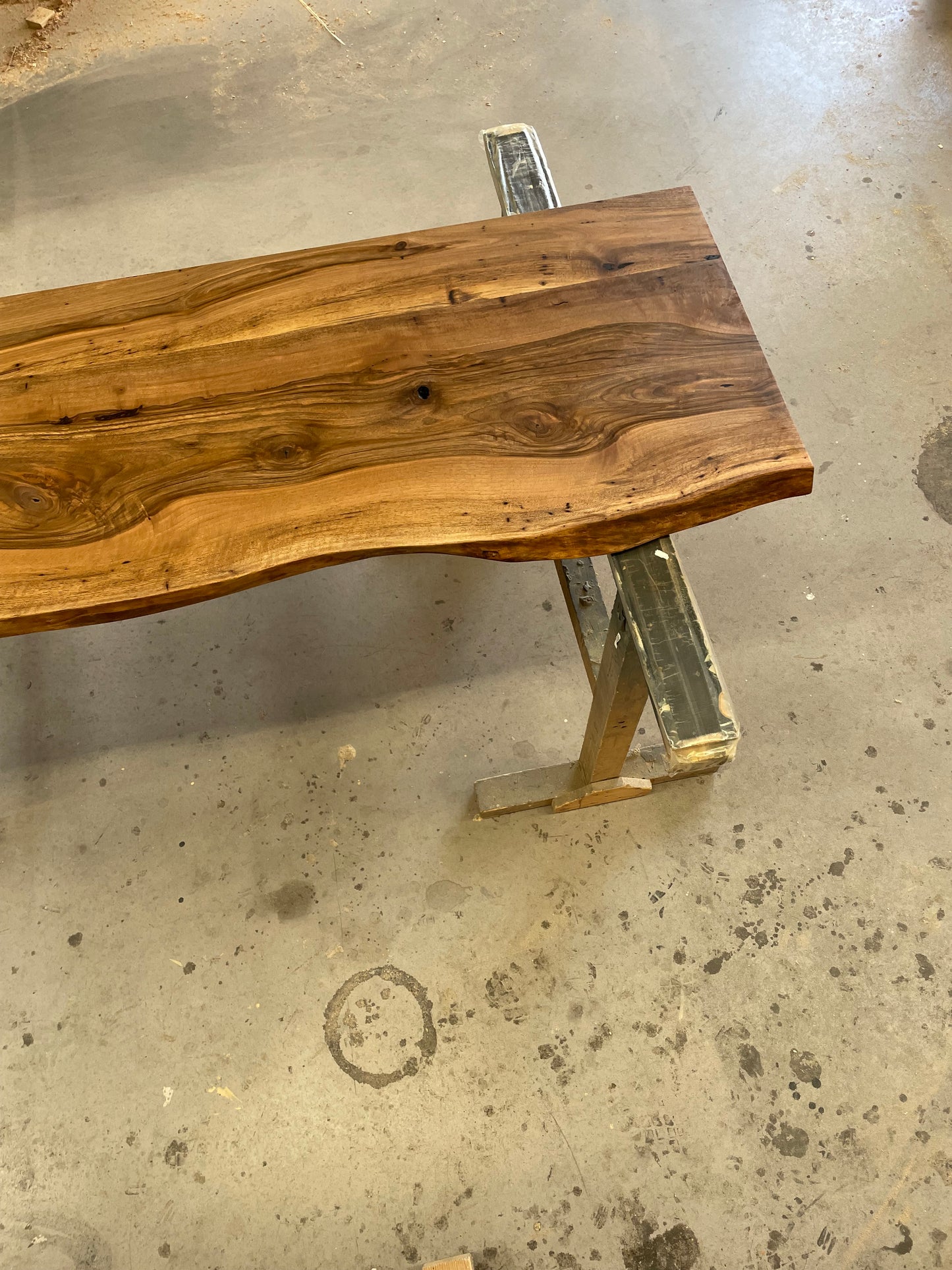 Massive Nussbaumplatten bis 200cm Länge / Holzplatten geölt - verschiedene Größen / Für Waschtische Beistelltisch - Fensterbänke