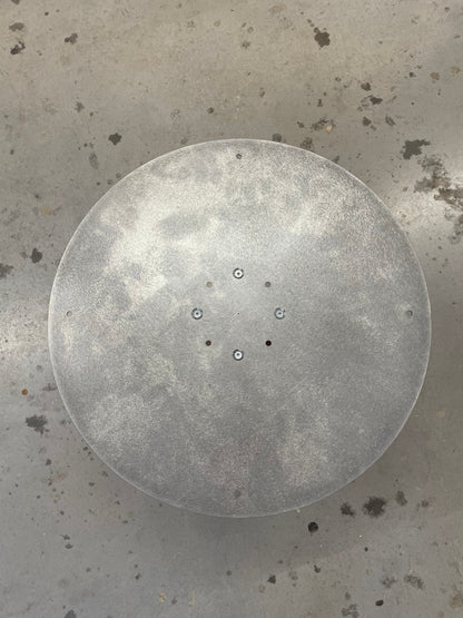 X Gestell aus Massivholz - Massivholzgestell - Einzigartiges Gestell für Runde Tischplatten