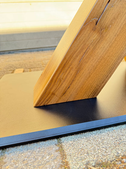 Tischgestell X | Nussbaum x Metall