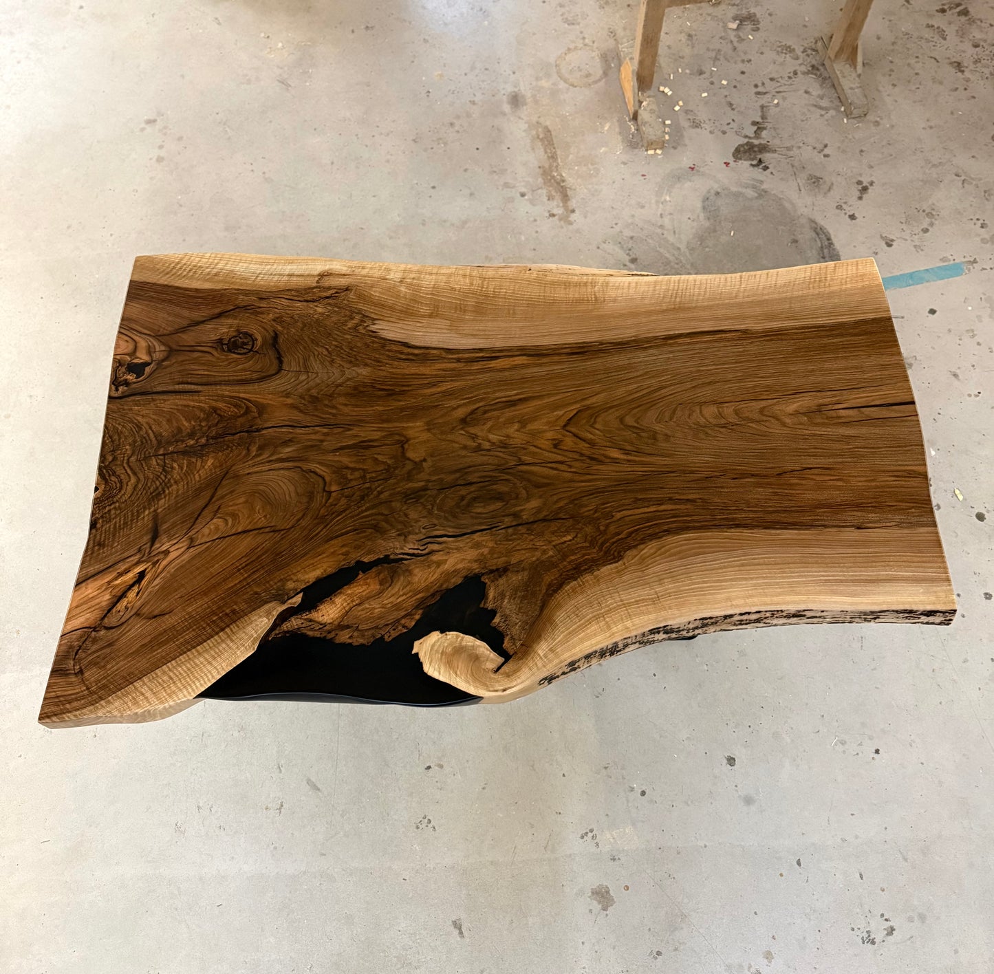 Walnussplatte | Tischgestell Nussbaum X Metall