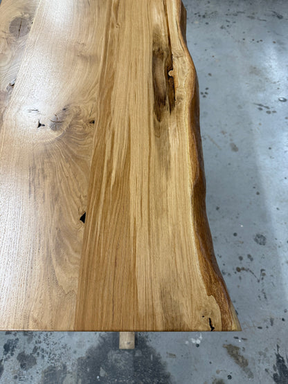 Eichenholzplatte lackiert / Eichenholzplatte in verschiedenen Größen / Massivholzplatte helles Holz / Holzplatte lackiert / Holzunikat