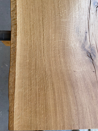 Eichenholzplatte lackiert / Eichenholzplatte in verschiedenen Größen / Massivholzplatte helles Holz / Holzplatte lackiert / Holzunikat