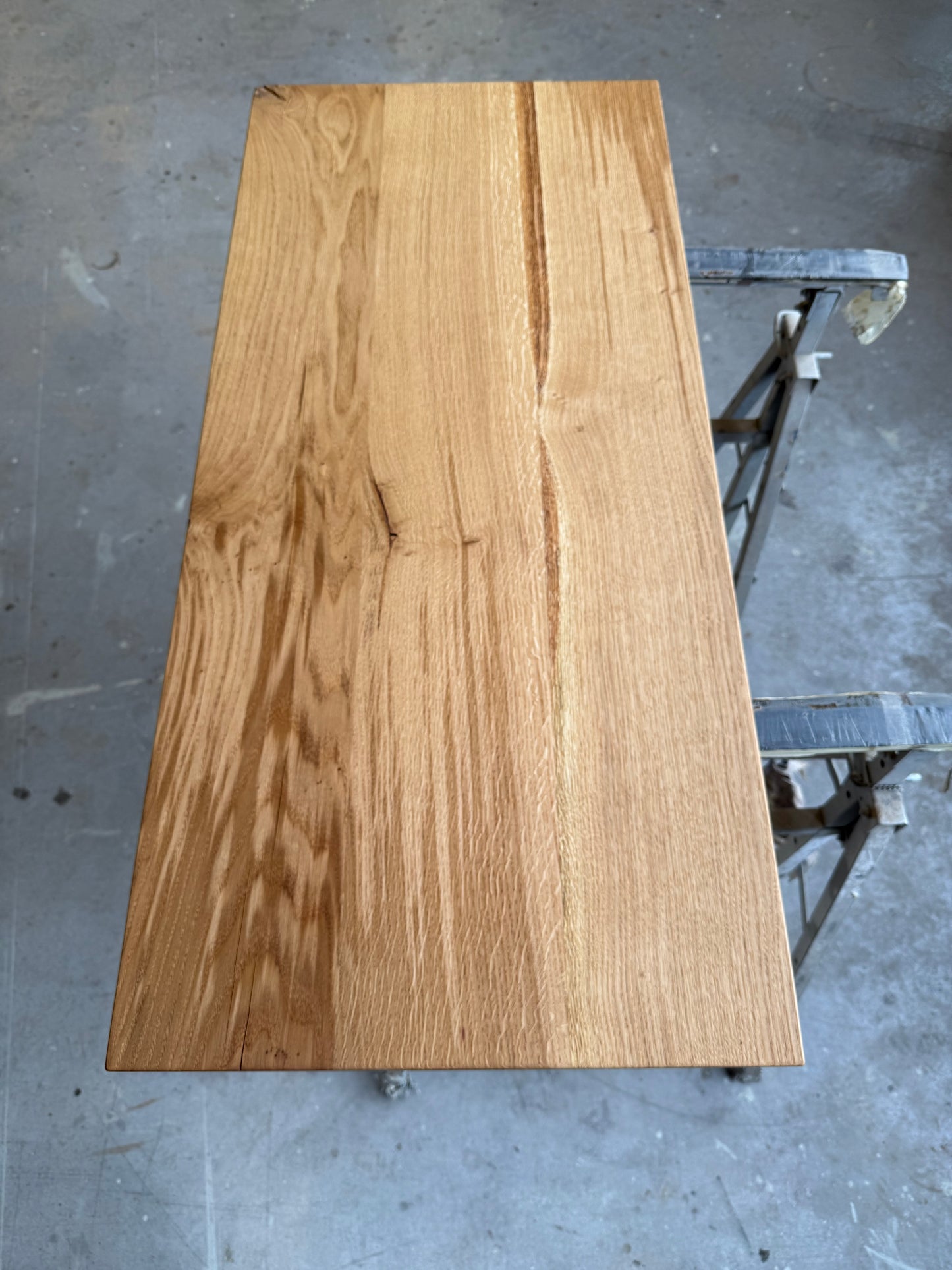 Eichenholzplatten geölt, bis 170cm Länge / Massivholzplatten mit Waldkante