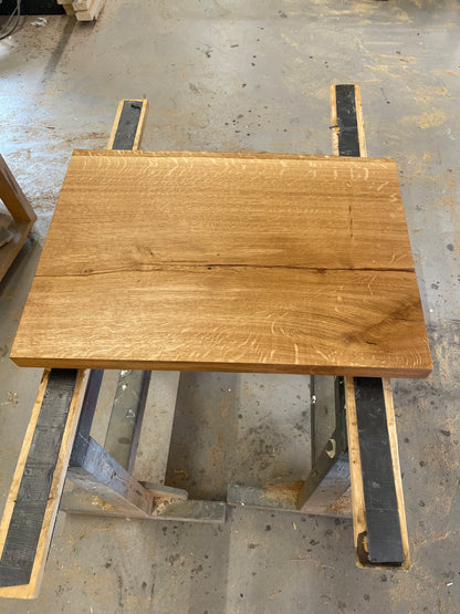 Massivholzplatte geölt / Eichenholz geölt / verschiedene Größen bis 120cm / Handarbeit / Holzplatte hell / Holzplatte geölt /Naturholzplatte