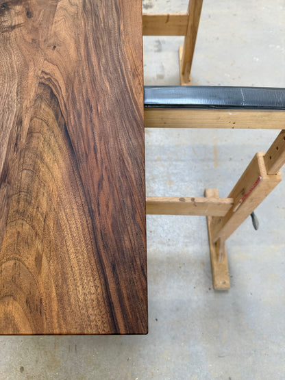 Massive Nussbaumplatten bis 200cm Länge / Holzplatten geölt - verschiedene Größen / Für Waschtische Beistelltisch - Fensterbänke