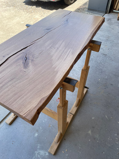 Eichenholzplatte lackiert / Eichenholzplatte in verschiedenen Größen / Massivholzplatte helles Holz / Holzplatte lackiert / Holzunikat