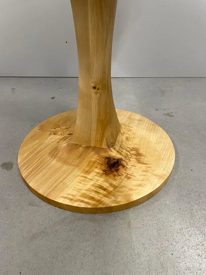 Handgefertigtes Tischgestell aus Maserpappel– für Esstisch und Couchtisch Unikat Holzgestell Massivholz