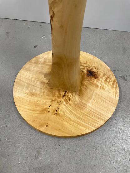 Handgefertigtes Tischgestell aus Maserpappel– für Esstisch und Couchtisch Unikat Holzgestell Massivholz